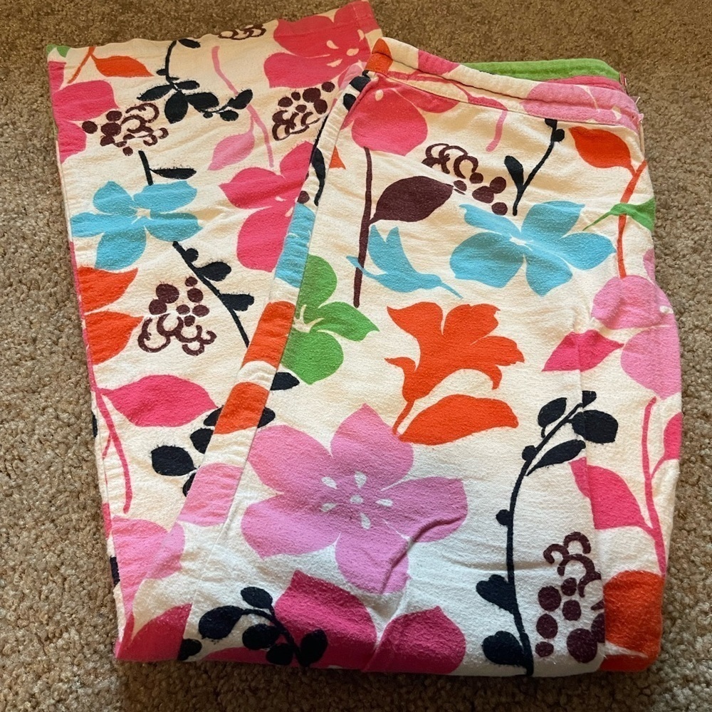 Roxy Hawaiian Multi Color Floral Pajama Pants